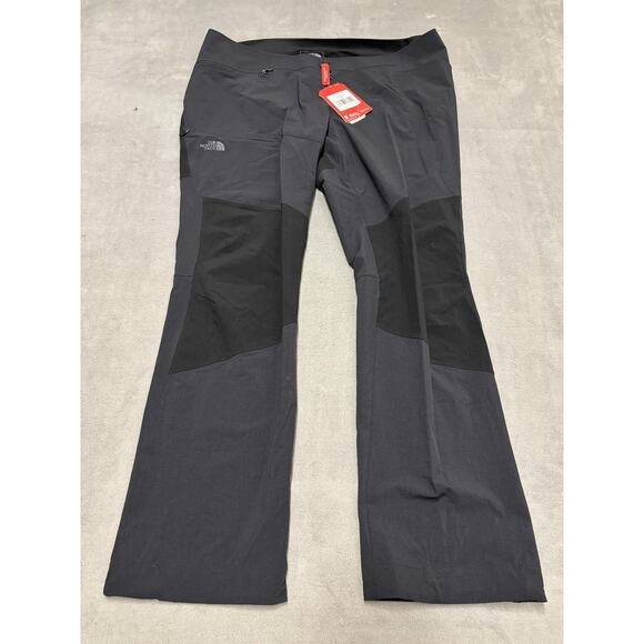 The North Face Progressor Pants Womens 16 TNF Black Slim Fit Hiking Breathable - Picture 1 of 10